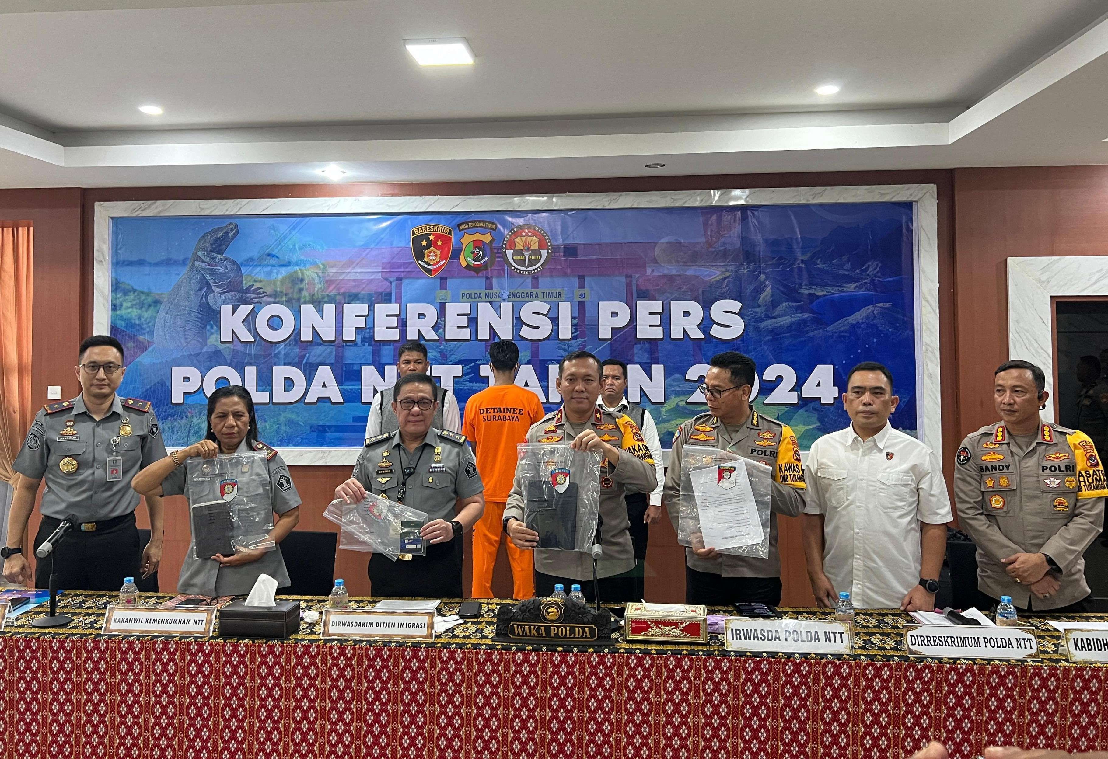 Imigrasi Surabaya Amankan WNA Pelaku Penyelundupan Manusia