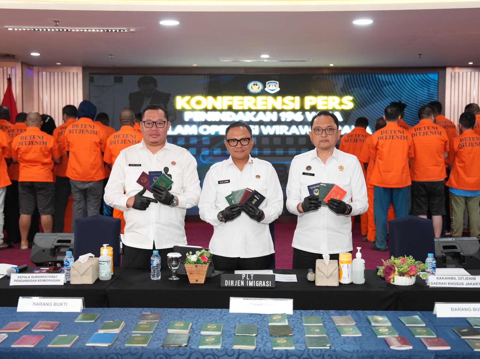 196 WNA Ditindak Imigrasi Selama Tiga Hari Pelaksanaan Operasi Wirawaspada di Jabodetabek